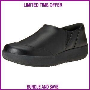 Slip-Resistant Service Shoes for Women - Faux Leather - Size 7